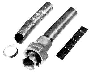 Figure 2. Burst-pressure test results