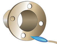 Figure 4 - heating flange face