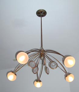 Flower Copper Chandelier