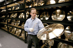 Paul Francis at Zildjian.