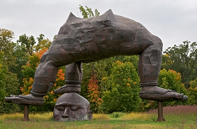 Zhang Huan, Three Legged Buddha, 2007. Gift of Zhang Huan and The Pace Gallery.