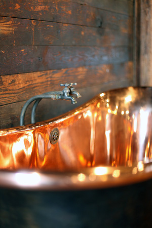 Copper tub