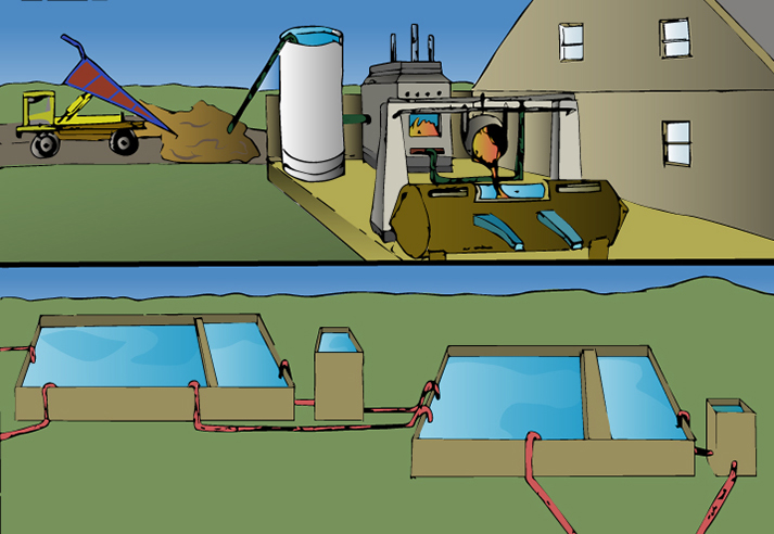 Illustration depicting smelting and extraction