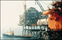 Morecambe Bay gas platform