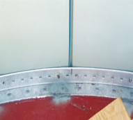 Base flange for dome